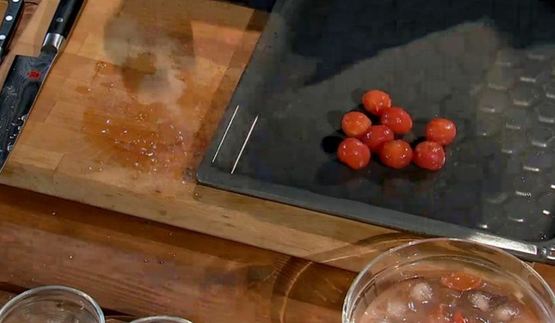 карпаччо из говядины с рикоттой