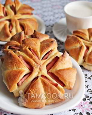 Колбаса в тесте