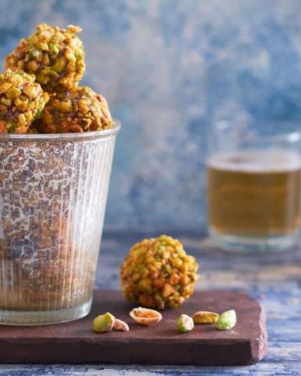 Рецепт кровяной колбасы, яблоки и фисташки