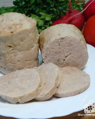 Куриная колбаса в кружке