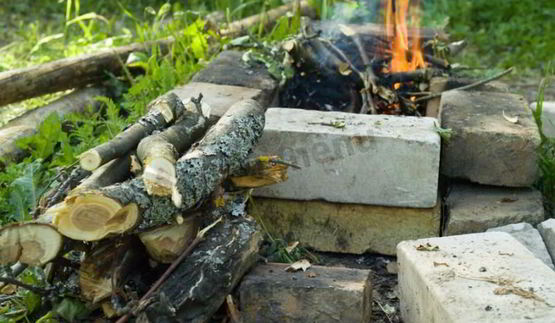 маринованные купаты куриные на костре