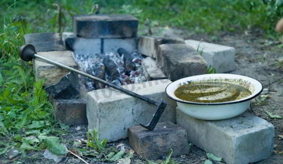маринованные купаты куриные на костре