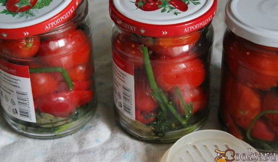 маринованные помидоры со сладким перцем