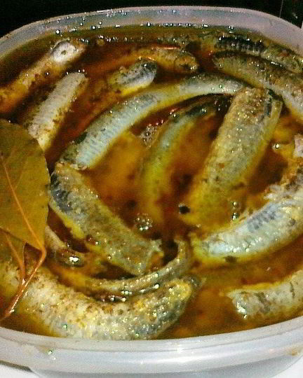 Рецепт миноги маринованной