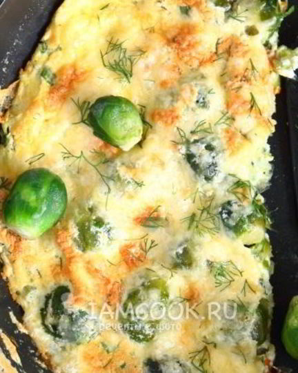 Рецепт белкового омлета в духовке