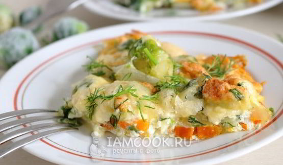 белковый омлет в духовке