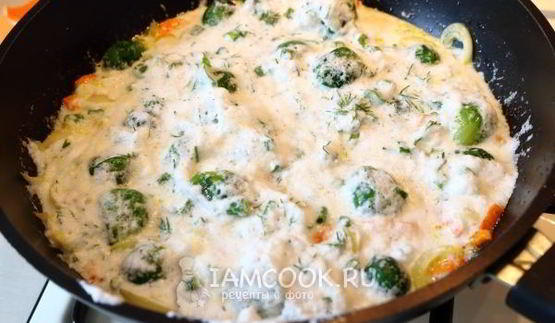 белковый омлет в духовке