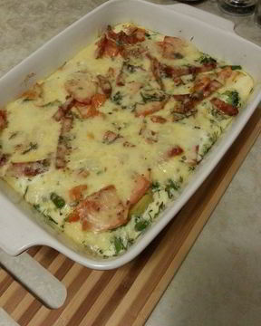 Фриттата из замороженных овощей