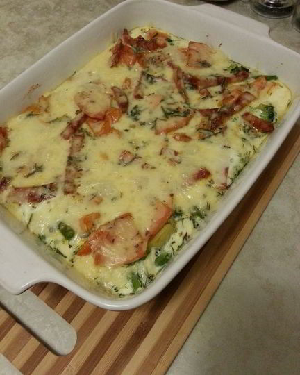 Рецепт фриттаты из замороженных овощей