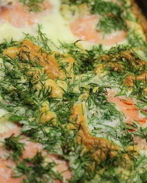 Фриттата с горбушей