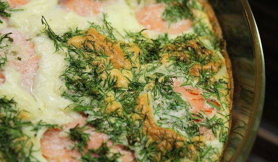 фриттата с горбушей