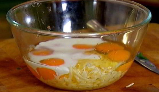 фриттата с грибами и шпинатом