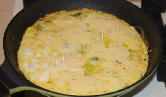 фриттата с кабачками