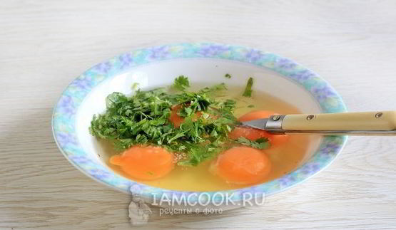 фриттата с картофелем и ветчиной