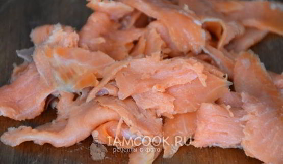 фриттата с лососем и сыром