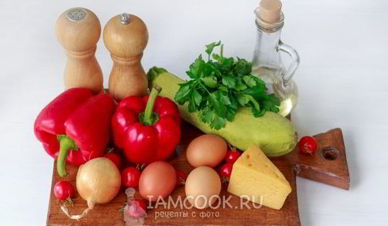 фриттата с овощами