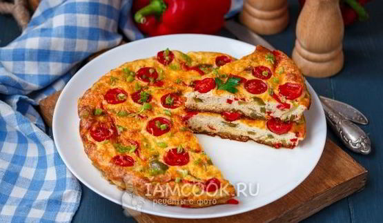 фриттата с овощами