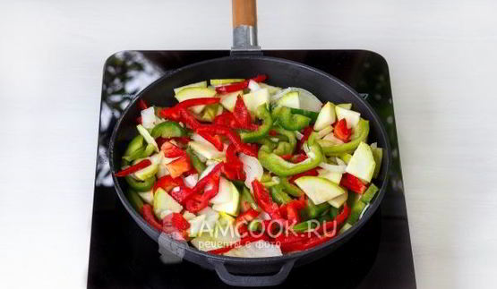 фриттата с овощами