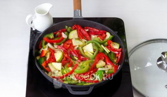 фриттата с овощами