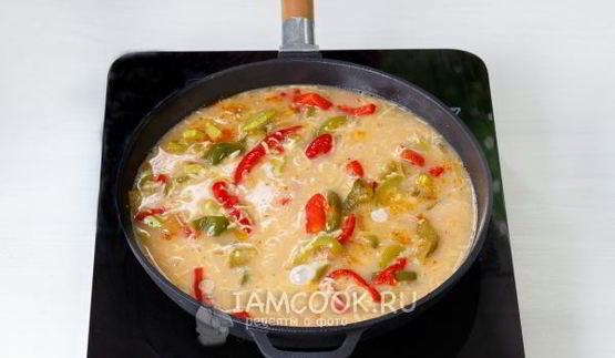 фриттата с овощами