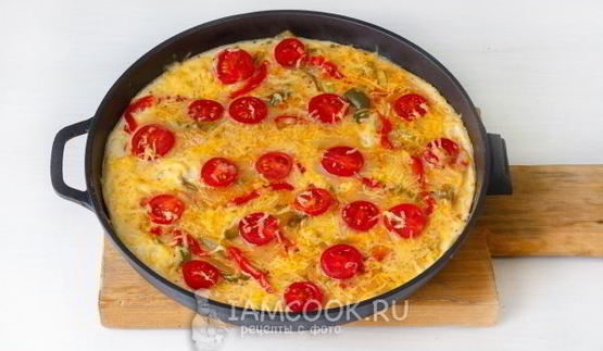 фриттата с овощами
