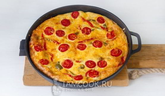 фриттата с овощами