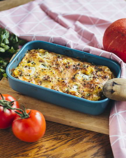 Рецепт фриттаты с тыквой