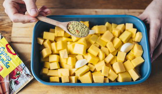 фриттата с тыквой