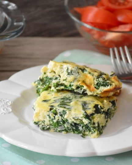 Рецепт фриттаты со шпинатом и сыром