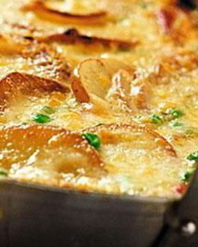 Картофельный омлет с грибами