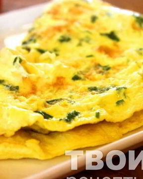 Классический омлет с ветчиной