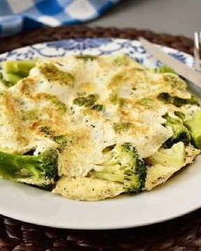 Легкий омлет с овощами