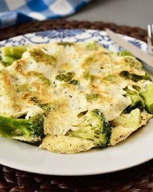 Легкий омлет с овощами