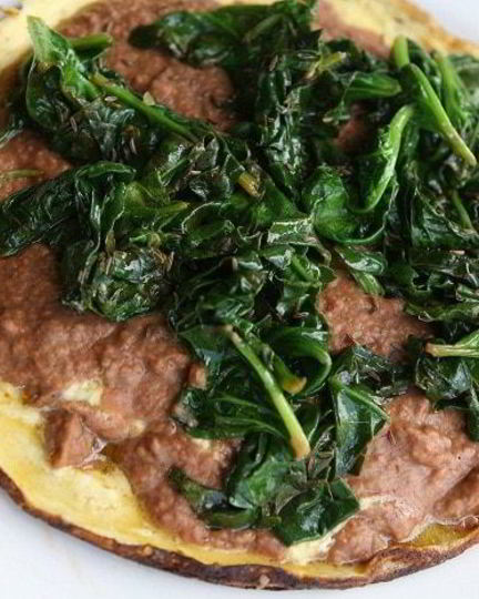 Рецепт мексиканского омлета с фасолью