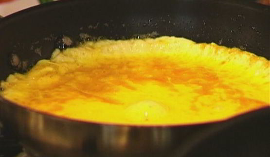 мексиканский омлет с фасолью