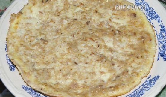 многоцветный омлет по мотивам испании