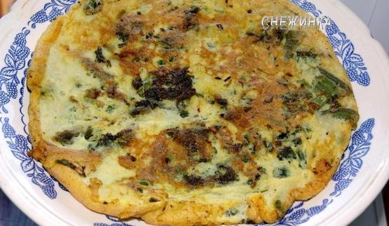 многоцветный омлет по мотивам испании