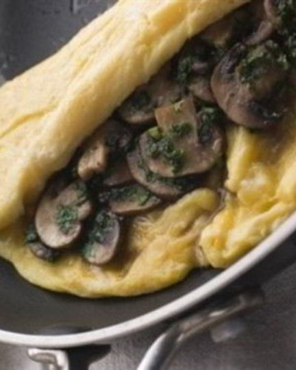 Рецепт омлета американского с грибами и эстрагоном