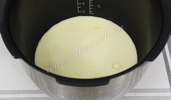 омлет для ребенка в мультиварке