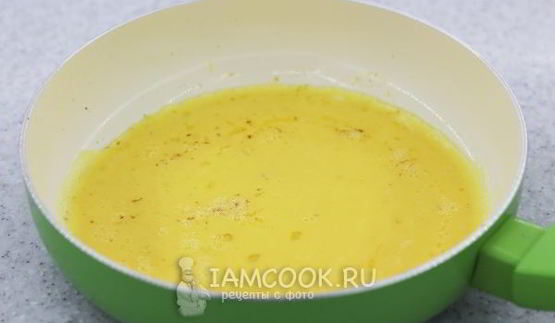 омлет, фаршированный грибами по госту