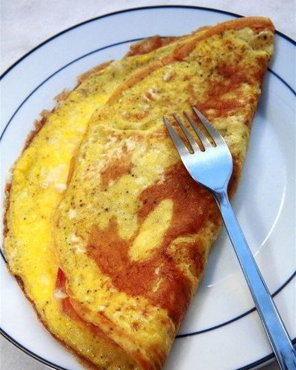 Рецепт омлета из натуральных продуктов