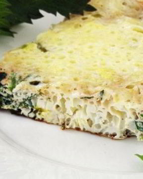 Омлет на кефире в мультиварке