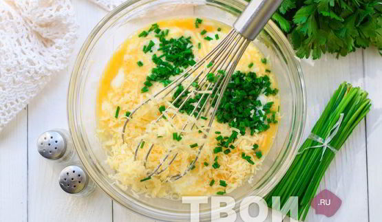 омлет на кефире