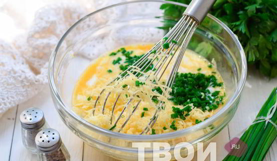 омлет на кефире