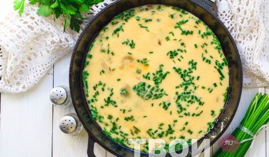 омлет на кефире