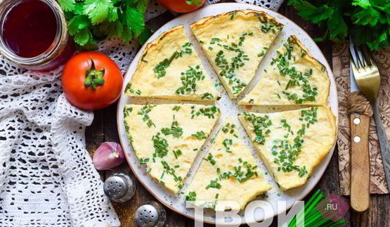 омлет на кефире