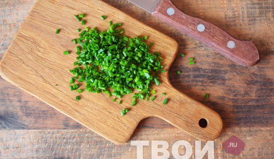 омлет на сковороде