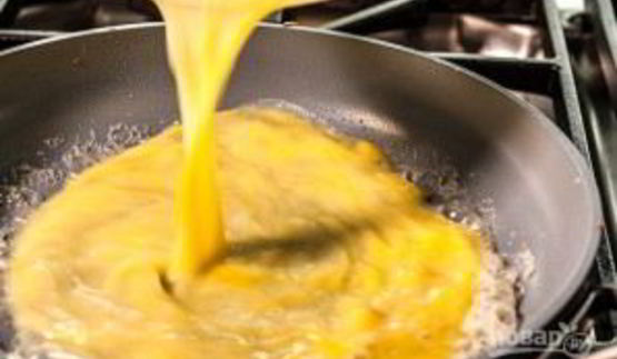 омлет обычный с молоком