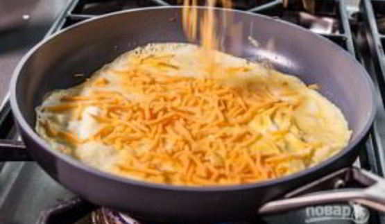 омлет обычный с молоком