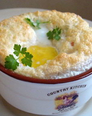 Омлет по-деревенски с помидорами